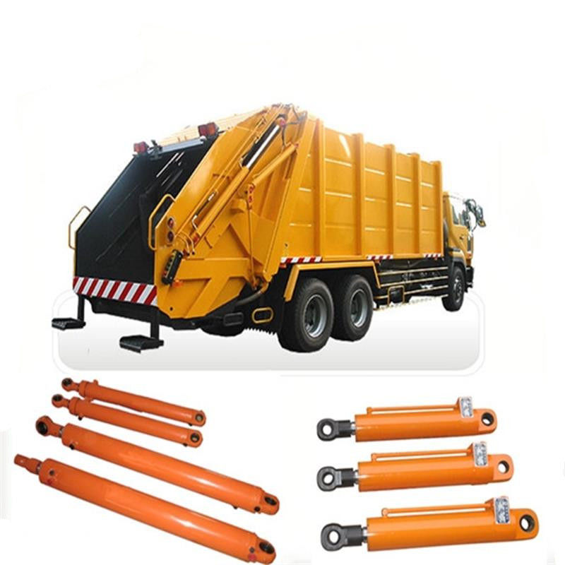 Cylindres hydrauliques de camion à ordures de véhicules d'hygiène/doubles cylindres hydrauliques temporaires